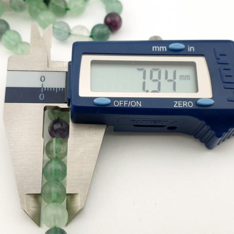 Fluorite ball 8 mm string Fluorite ball 8 mm string