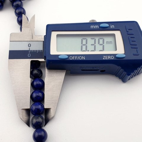 Lapis lazuli kula 8 mm sznur Lapis lazuli kula 8 mm sznur