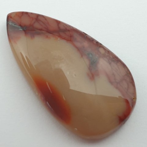 Mokaite, Mokaite cabochon 3.3x1.8 cm no 62 Mokaite, Mokaite cabochon 3.3x1.8 cm no 62