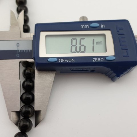 Obsydian złoty kula 8 mm 10 szt Obsydian złoty kula 8 mm 10 szt