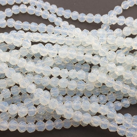 Opalit kula fasetowana 4 mm sznur Opalit kula fasetowana 4 mm sznur