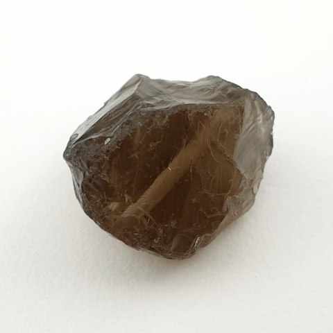 Smoky quartz nugget with hole 16x15 mm no 48 Smoky quartz nugget with hole 16x15 mm no 48