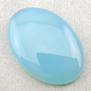 Blue onyx cabochon 4.0x2.8 cm no. 36
