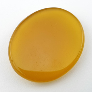 Yellow onyx cabochon 3.5x2.9 cm No. 5