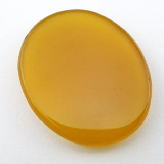 Yellow onyx cabochon 3.5x2.9 cm No. 5