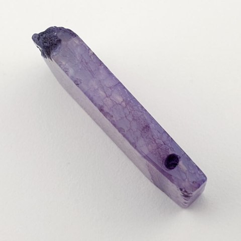 Agate crackle icicle 46x22 mm no 72 Agate crackle icicle 46x22 mm no 72