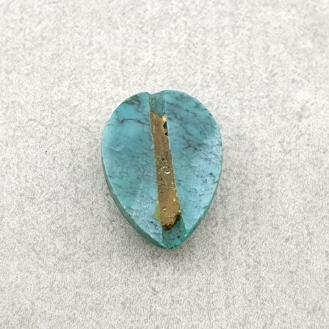 Tibetan turquoise cabochon 13x9 mm no 185 Tibetan turquoise cabochon 13x9 mm no 185