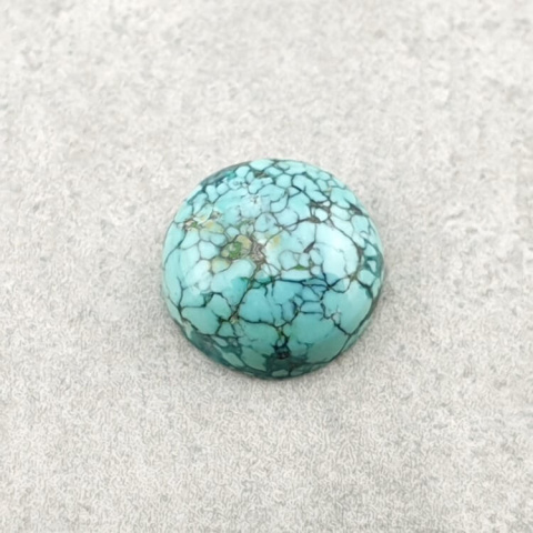 Tibetan turquoise cabochon fi 10 mm no 144 Tibetan turquoise cabochon fi 10 mm no 144