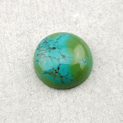 Tibetan turquoise cabochon fi 12 mm no. 6 Tibetan turquoise cabochon fi 12 mm no. 6