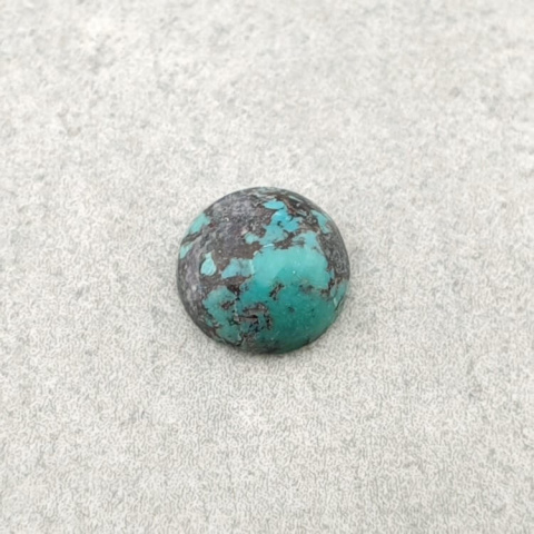 Tibetan turquoise cabochon fi 7 mm no 114 Tibetan turquoise cabochon fi 7 mm no 114