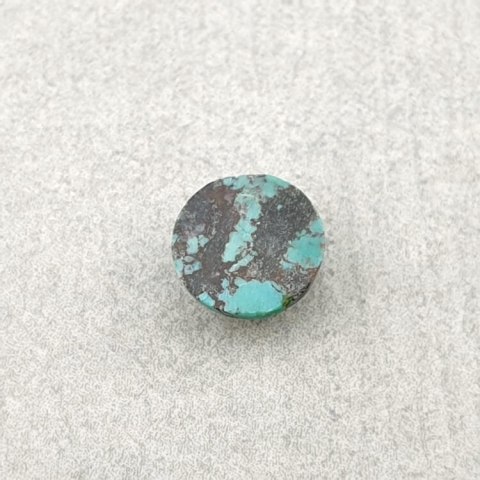 Tibetan turquoise cabochon fi 7 mm no 114 Tibetan turquoise cabochon fi 7 mm no 114