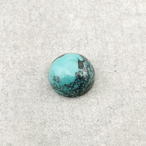 Tibetan turquoise cabochon fi 7 mm no 119 Tibetan turquoise cabochon fi 7 mm no 119