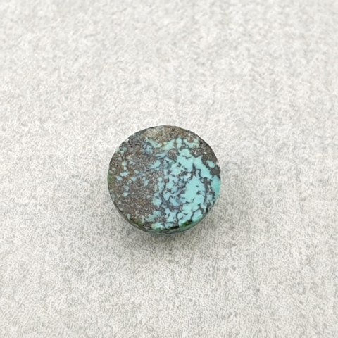Tibetan turquoise cabochon fi 7 mm no 119 Tibetan turquoise cabochon fi 7 mm no 119