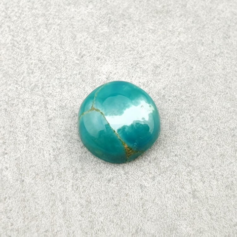 Tibetan turquoise cabochon fi 8 mm no 67 Tibetan turquoise cabochon fi 8 mm no 67