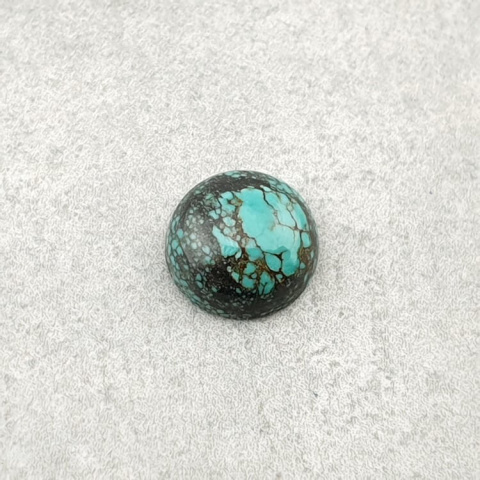 Tibetan turquoise cabochon fi 8 mm no 75 Tibetan turquoise cabochon fi 8 mm no 75