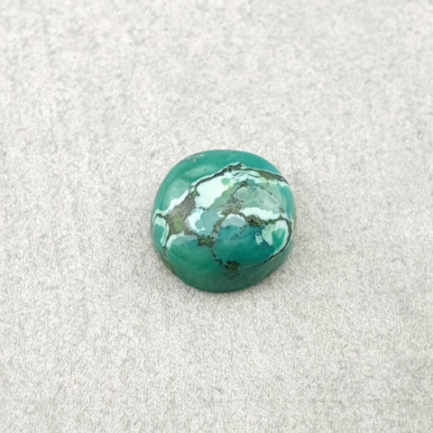 Tibetan turquoise cabochon fi 8 mm no 93 Tibetan turquoise cabochon fi 8 mm no 93