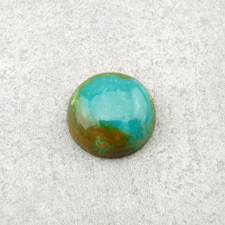 Tibetan turquoise cabochon fi 9 mm no. 22