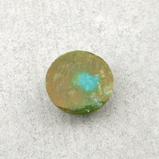 Tibetan turquoise cabochon fi 9 mm no. 22