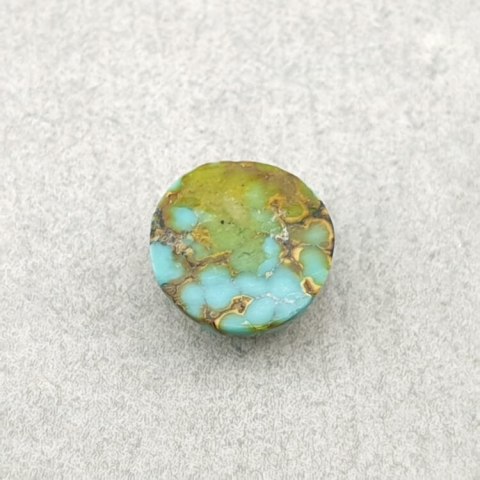 Tibetan turquoise cabochon fi 9 mm no 29 Tibetan turquoise cabochon fi 9 mm no 29