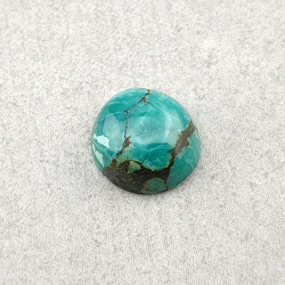 Tibetan turquoise cabochon fi 9 mm no. 30