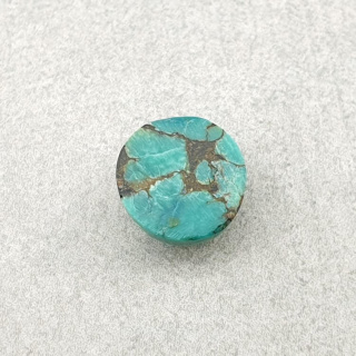 Tibetan turquoise cabochon fi 9 mm no. 30