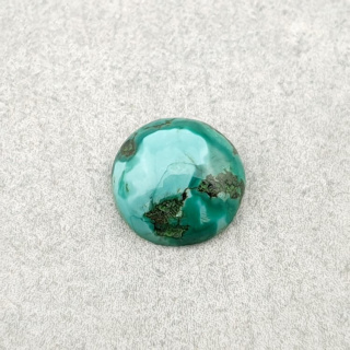 Tibetan turquoise cabochon fi 9 mm no 32