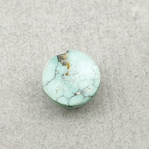 Tibetan turquoise cabochon fi 9 mm no 33 Tibetan turquoise cabochon fi 9 mm no 33