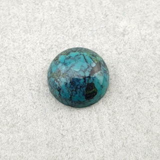 Tibetan turquoise cabochon fi 9 mm no 34