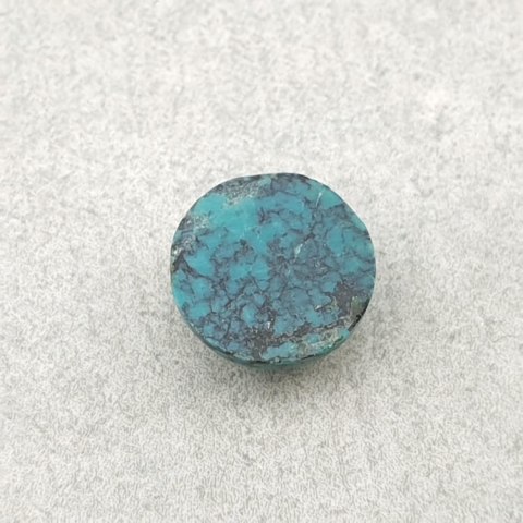 Tibetan turquoise cabochon fi 9 mm no 34 Tibetan turquoise cabochon fi 9 mm no 34