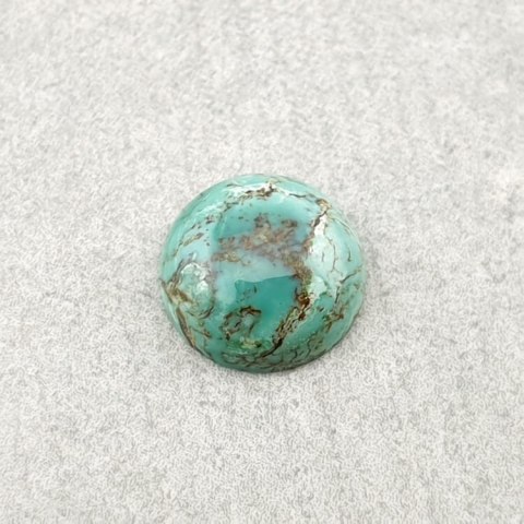 Tibetan turquoise cabochon fi 9 mm no 35 Tibetan turquoise cabochon fi 9 mm no 35