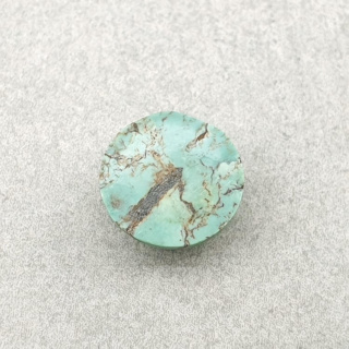 Tibetan turquoise cabochon fi 9 mm no 35