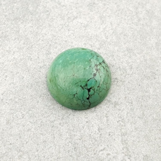 Tibetan turquoise cabochon fi 9 mm no. 38