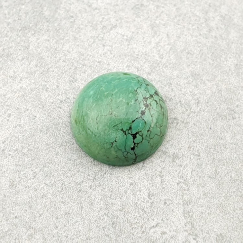 Tibetan turquoise cabochon fi 9 mm no 38 Tibetan turquoise cabochon fi 9 mm no 38