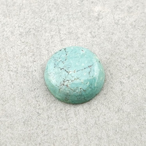 Tibetan turquoise cabochon fi 9 mm no 39 Tibetan turquoise cabochon fi 9 mm no 39