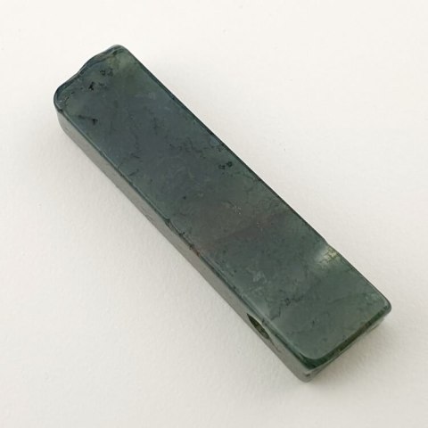 Moss agate icicle 41x10 mm no 44 Moss agate icicle 41x10 mm no 44