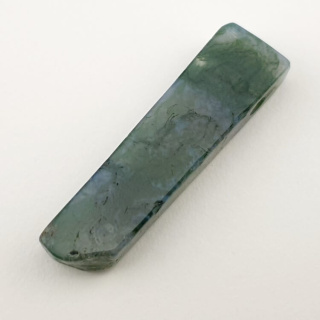 Moss agate icicle 42x11 mm no 42
