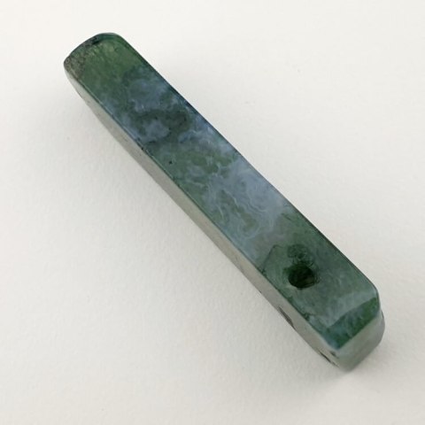 Moss agate icicle 42x11 mm no 42 Moss agate icicle 42x11 mm no 42