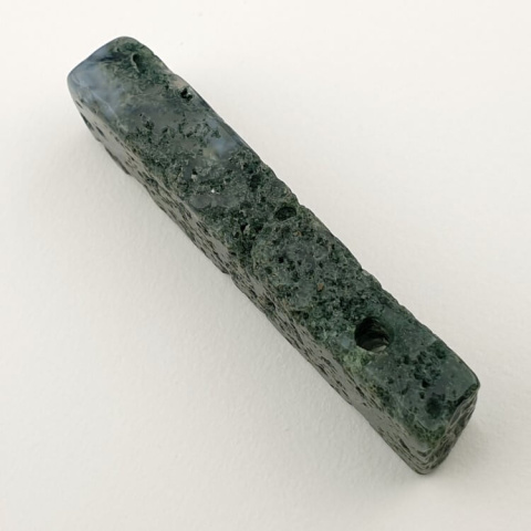 Moss agate icicle 45x11 mm no 41 Moss agate icicle 45x11 mm no 41