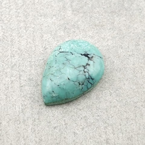 Tibetan turquoise cabochon 13x9 mm no 193 Tibetan turquoise cabochon 13x9 mm no 193