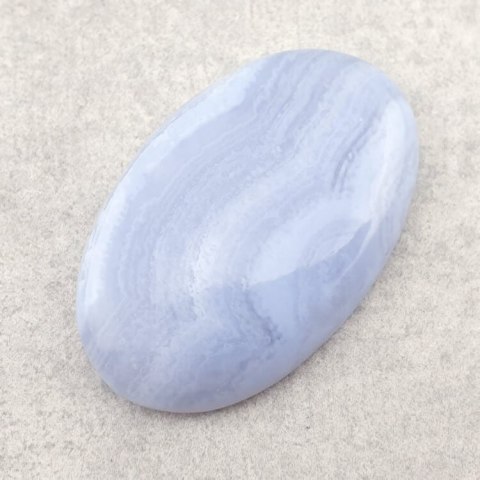 Agate blue lace cabochon 34x21 mm no. 2 Agate blue lace cabochon 34x21 mm no. 2