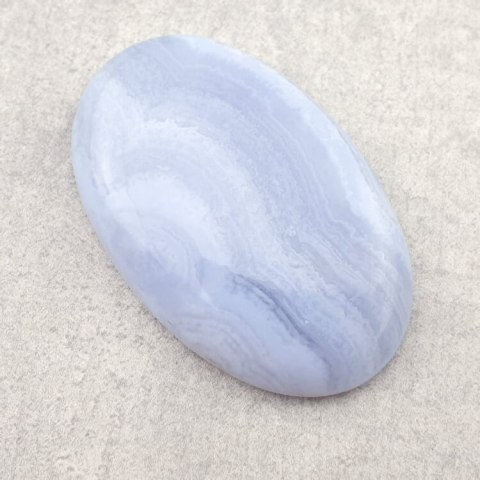 Agate blue lace cabochon 34x21 mm no. 2 Agate blue lace cabochon 34x21 mm no. 2
