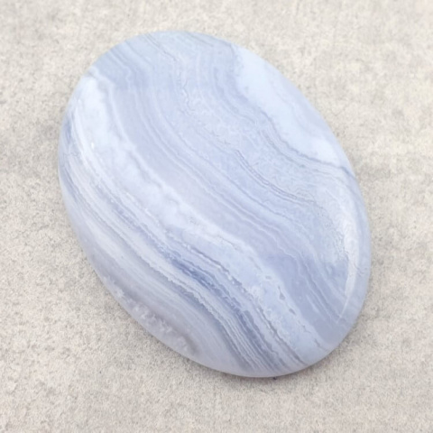 Blue lace agate cabochon 34x25 mm no 3 Blue lace agate cabochon 34x25 mm no 3