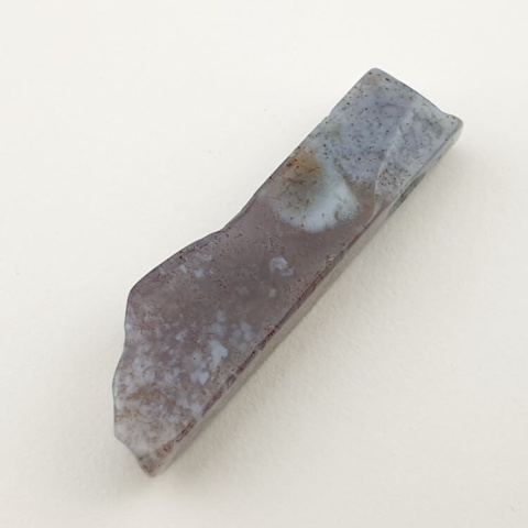 Moss agate icicle 39x11 mm no 92