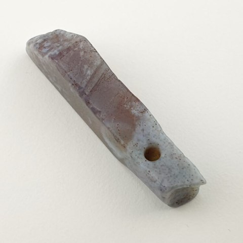 Moss agate icicle 39x11 mm no 92