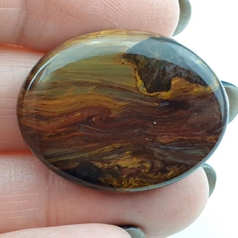 Pietersite cabochon 31x24 mm no. 49 Pietersite cabochon 31x24 mm no. 49