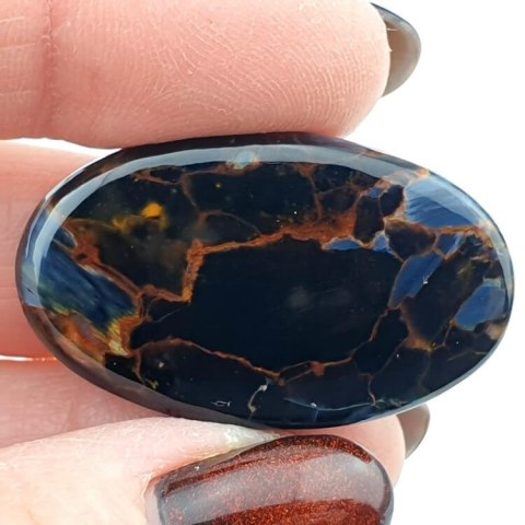 Pietersite cabochon 36x22 mm no. 8 Pietersite cabochon 36x22 mm no. 8