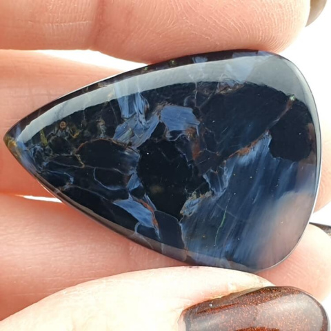 Pietersite cabochon 36x25 mm no. 20 Pietersite cabochon 36x25 mm no. 20