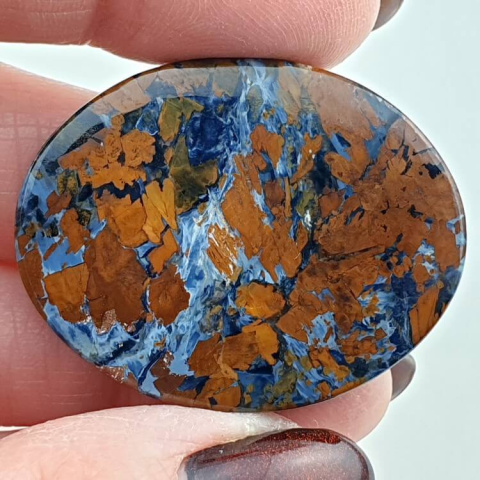 Pietersite cabochon 38x30 mm no. 15 Pietersite cabochon 38x30 mm no. 15