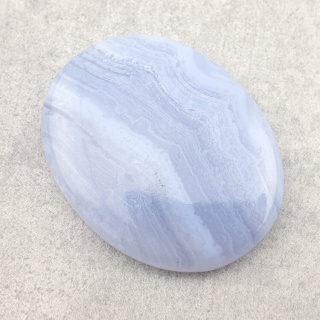 Blue lace agate cabochon 24x27 mm no 5