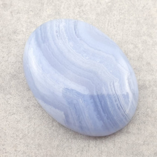 Blue lace agate cabochon 31x23 mm no 30